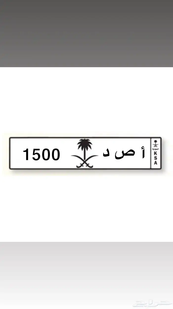 لوحة سيارة خصوصية 0
