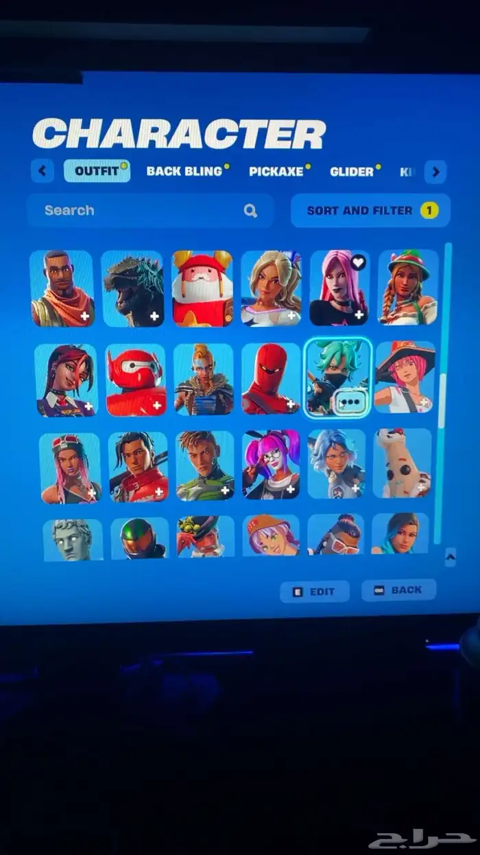 حساب فورت نايت نادر 3