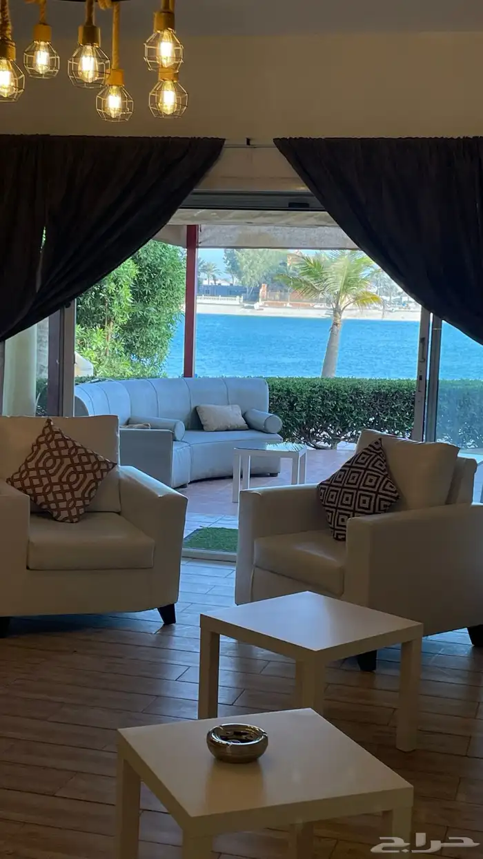 شاليه على البحر للايجار بدرة العروس شاطئ البردايس 6