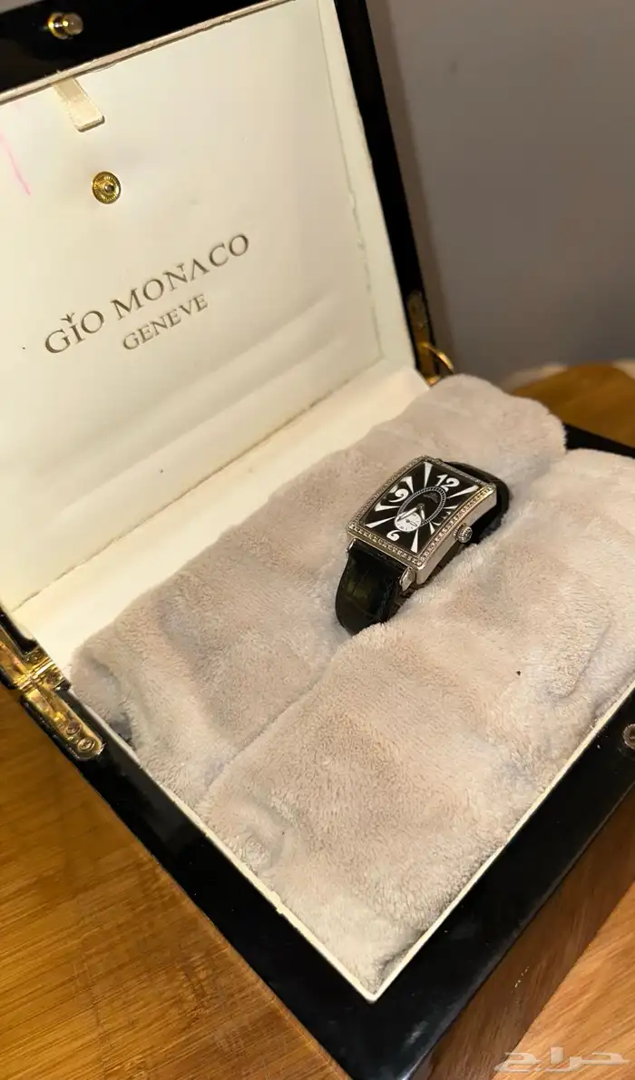 ساعة Gio Monaco نسائية أصلية سويسرية فاخرة بالألماس 0