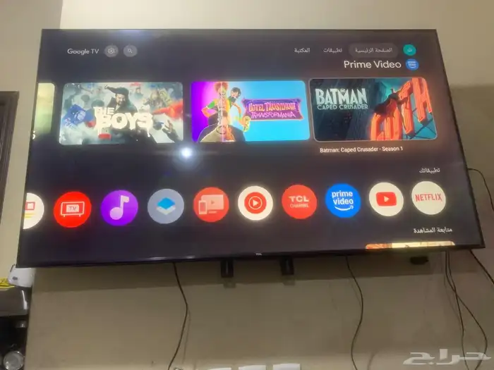 شاشة تلفزيون سمارت اندرويد 4K يوتيوب شاهد نتفلكس  65 55 43 1