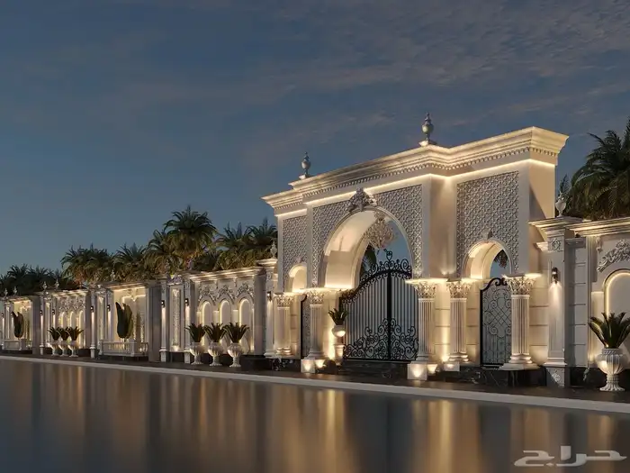 تصميم واجهات معمارية كلاسيك 0