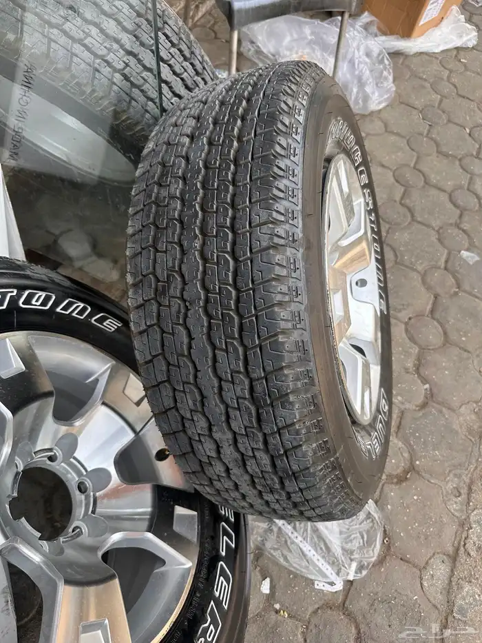 جنوط فتك مع كفرات برجستون 275 65 17 6
