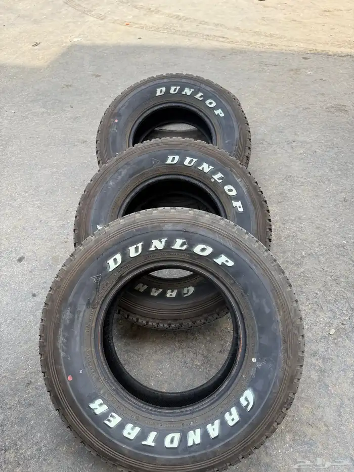 كفرات دلوب بن زجر شبه جديد شرط الكفرات مقاس 16-70-275 0