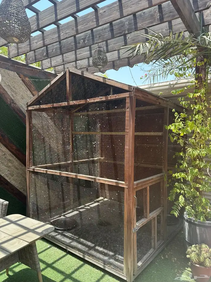 بيع قفص كبير لطيور الزينه 1