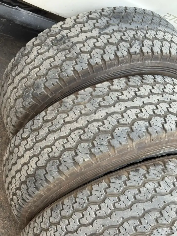 كفرات دلوب بن زجر شبه جديد شرط الكفرات مقاس 16-70-275 8