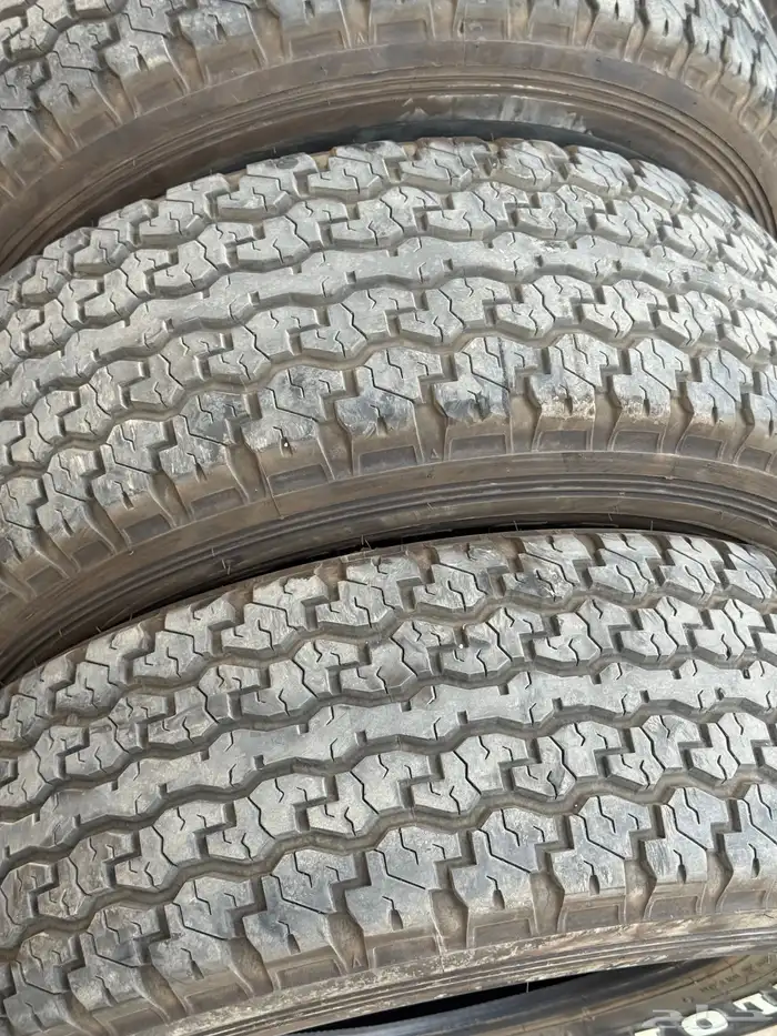 كفرات دلوب بن زجر شبه جديد شرط الكفرات مقاس 16-70-275 7