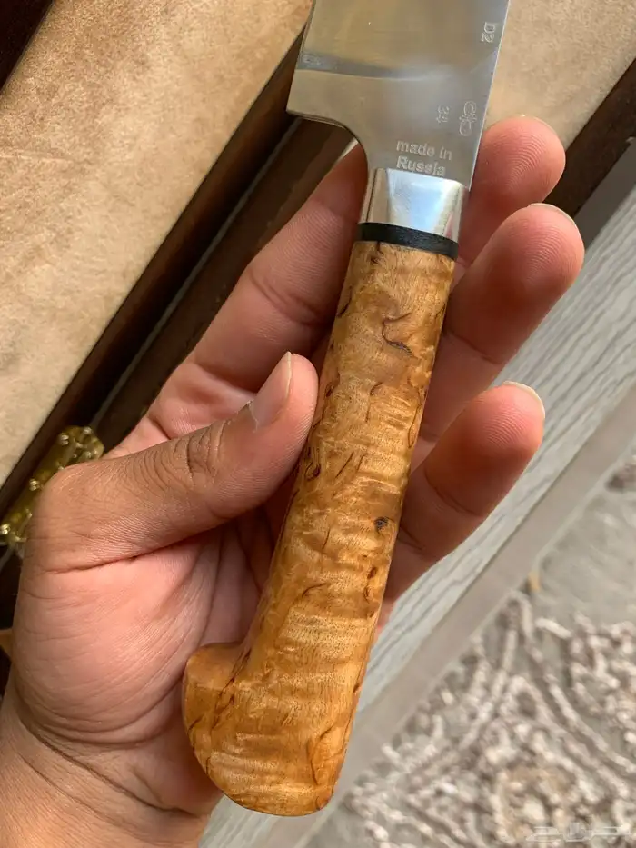 سكين صناعه يدوية روسية معدنD2 2