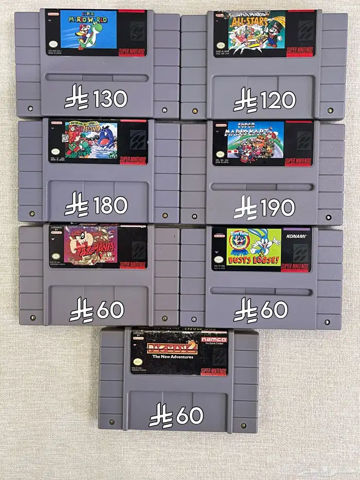 العاب سوبر نينتندو - Super Nintendo Games تم البيع 0