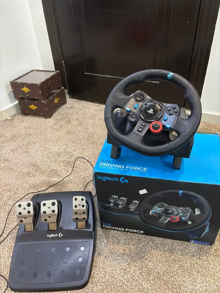 دركسون Logitech G29 مع دواسات   متوافق مع PS5 و PS4 و pc 4