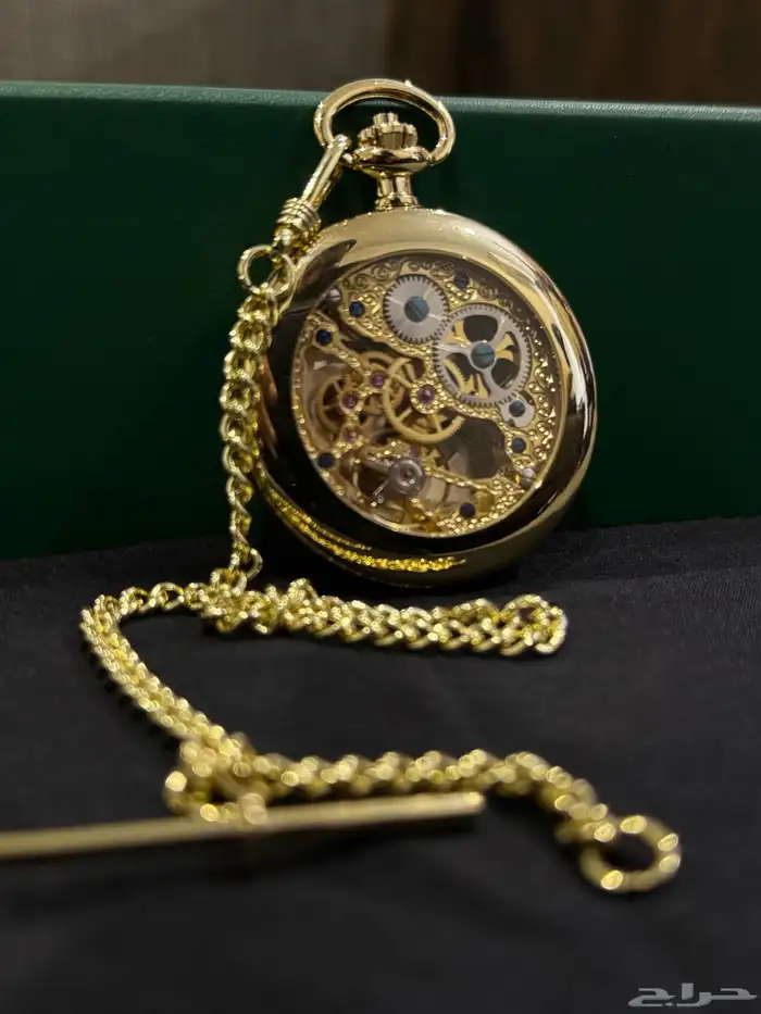 ساعه مطلي ذهب وقام ديبوند اصلي 1