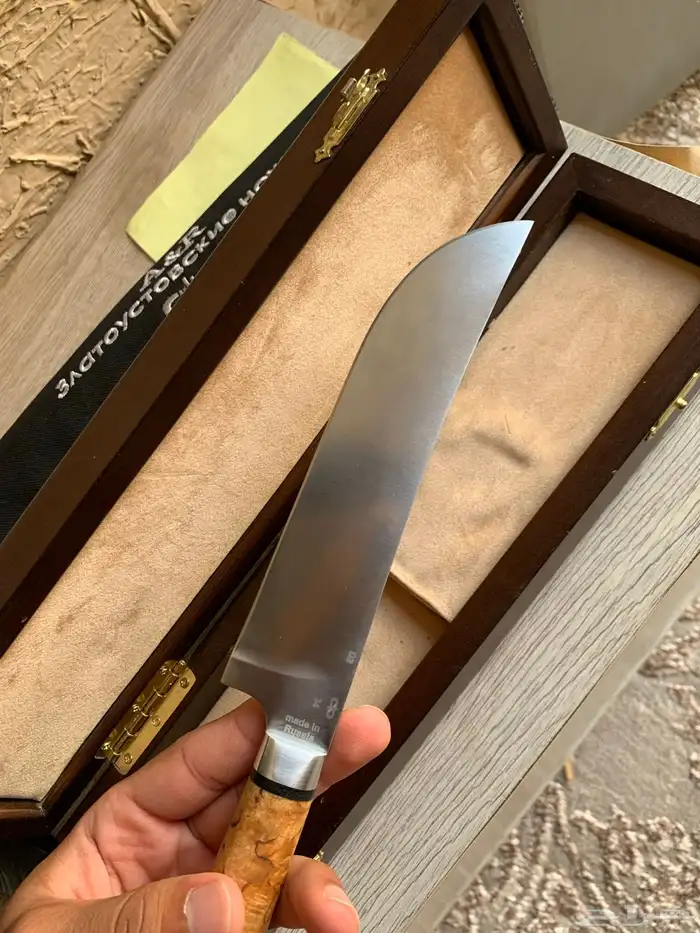 سكين صناعه يدوية روسية معدنD2 3