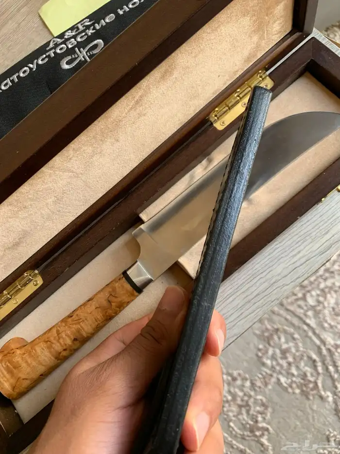 سكين صناعه يدوية روسية معدنD2 4