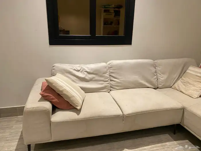 كنب حرف L منفصل قطعتين 1