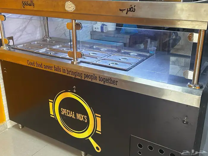 مطعم للتقبيل لبيع جميع اغراض مطعم استخدام شهرين فقط جديدة 5