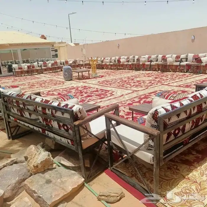 تأجير جلسات خارجية جلسات تراثية جلسات 54