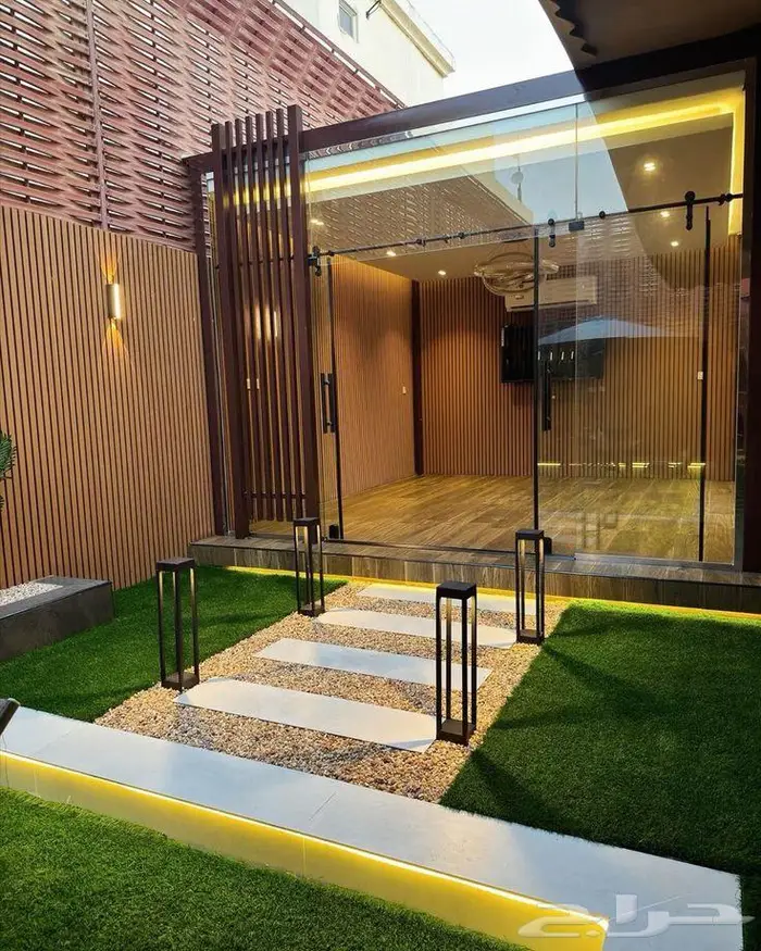 ديكورات داخلية وخارجية   مظلات   عشب صناعي   حدائق 27