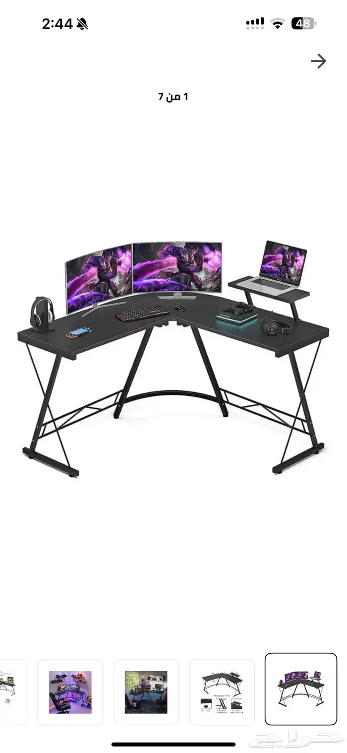 شاشة سوني وطاولة وتركب ع pc وسوني4 و 5 2