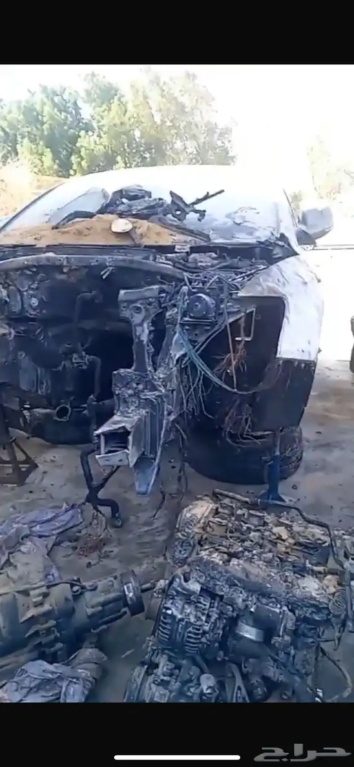 سياره اودي Q5 2015 محروقه 0