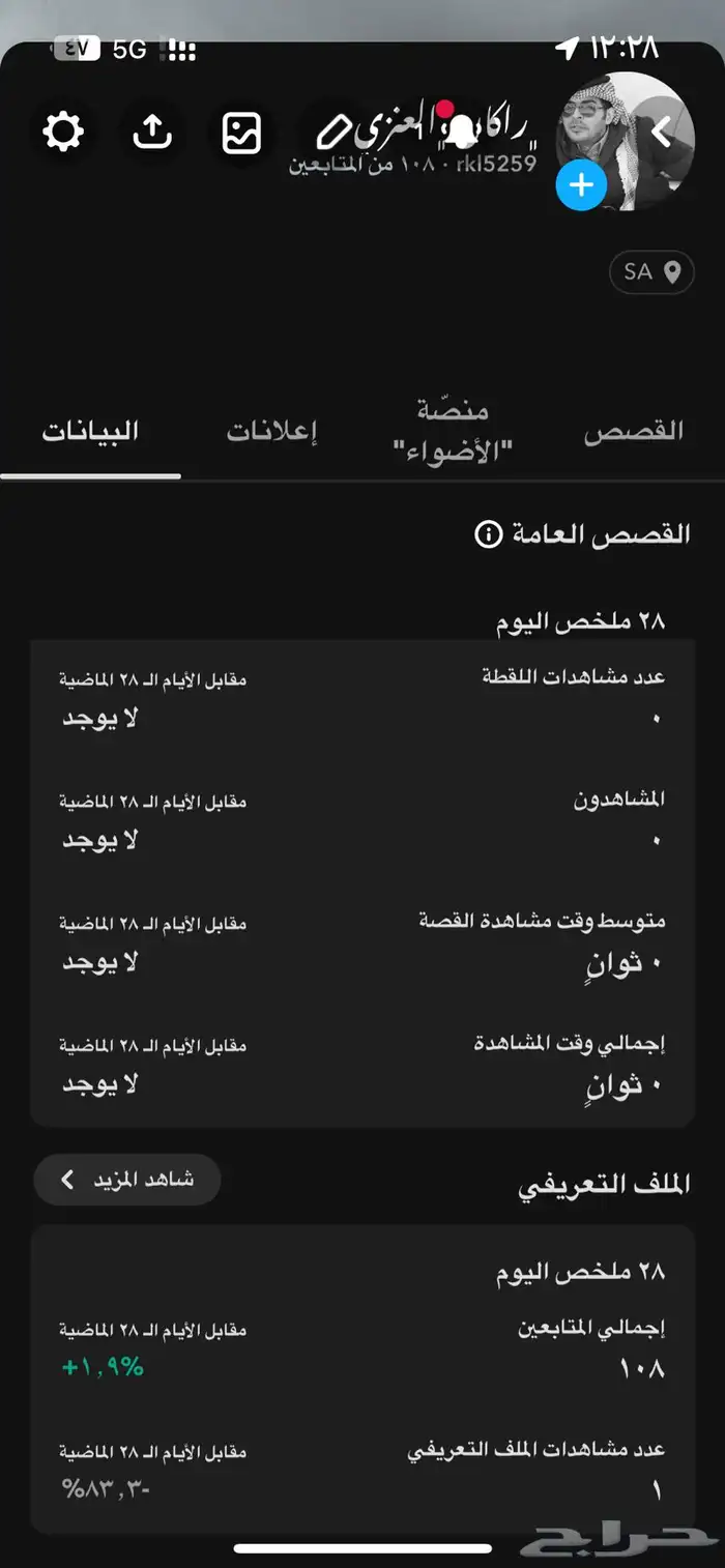 ملف تعريفي موثق مثل المشاهير و اكسبلور 3