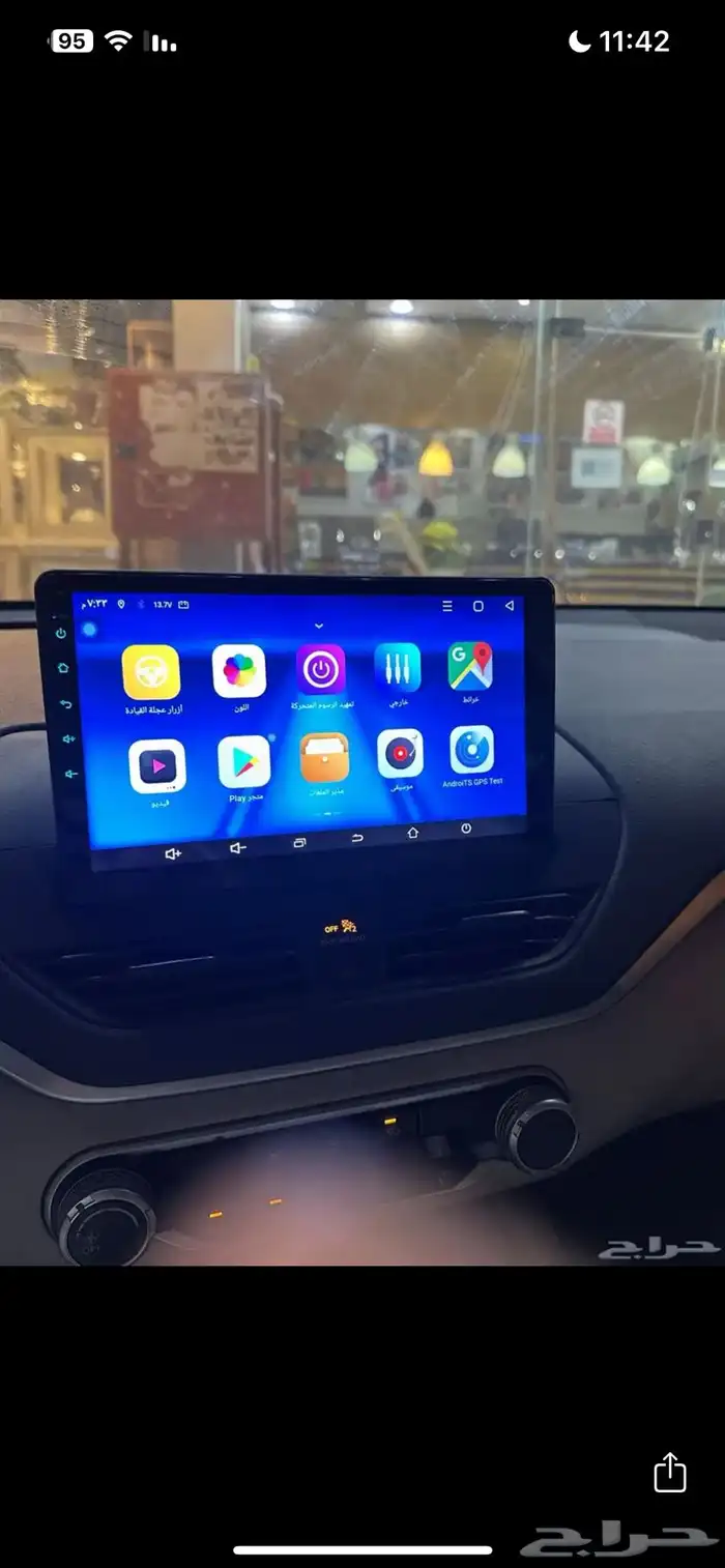 شاشة اندرويد نظيفة تركب على جميع السيارات للبيع 1