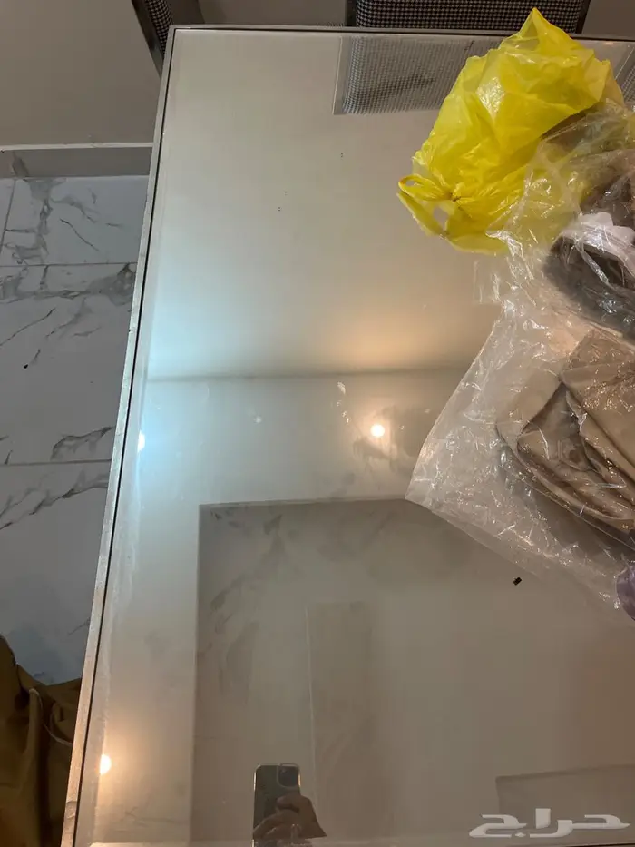 طاوله قزاز بالكامل و8 كراسي جديد 1