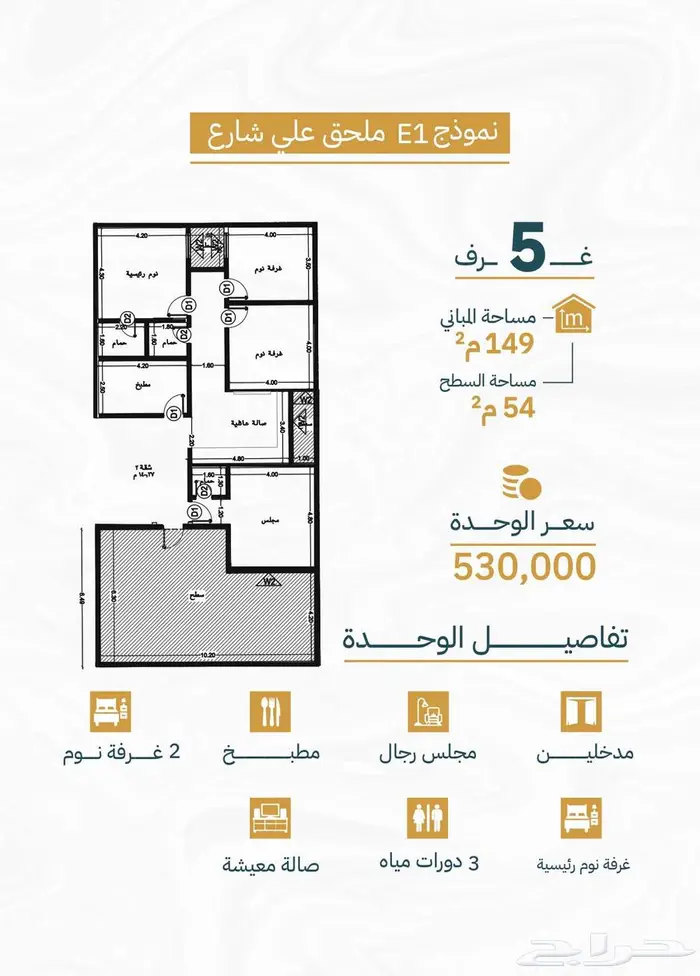 ملاحق 4 غرف مقابل مسجد و حديقة ( للكاش ) 2