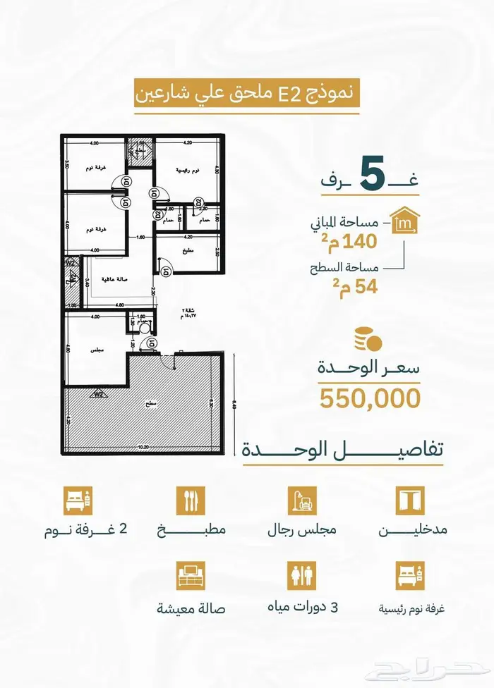 ملاحق 4 غرف مقابل مسجد و حديقة ( للكاش ) 3