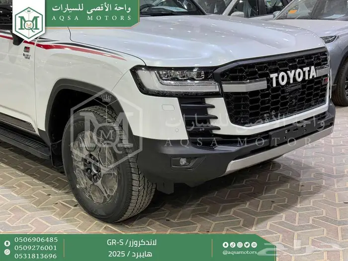 لاندكروزر جي ار GR ابيض هايبرد 2025 اقل سعر كاش واقساط 11