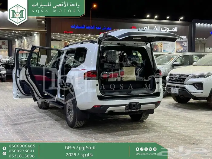 لاندكروزر جي ار GR ابيض هايبرد 2025 اقل سعر كاش واقساط 12