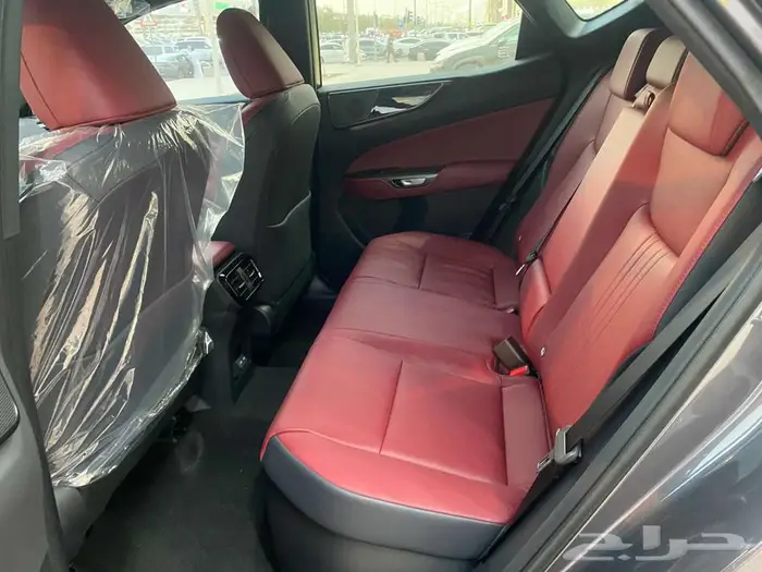 لكزس NX 350h 2025 رمادي داخلي احمر هايبرد 7