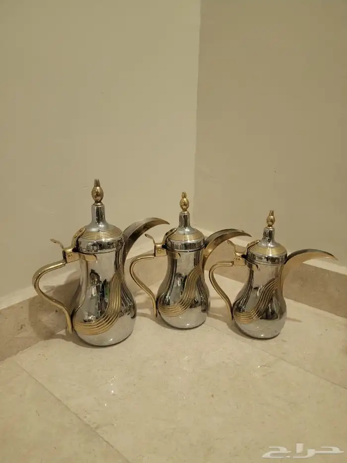 طقم دلة ستيل 0