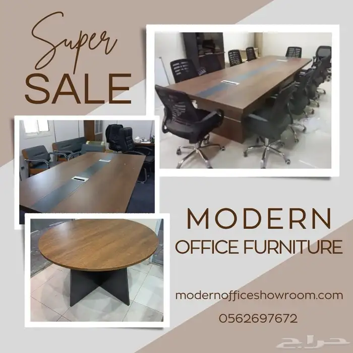 office furniture طقم مكتب أبيض حق مدير كبير و مكاتب إداريه 2