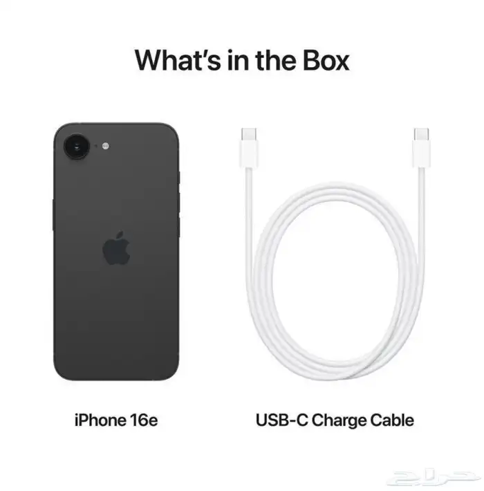 ابل ايفون جديد من مكتبة جرير 16e 128GB 1