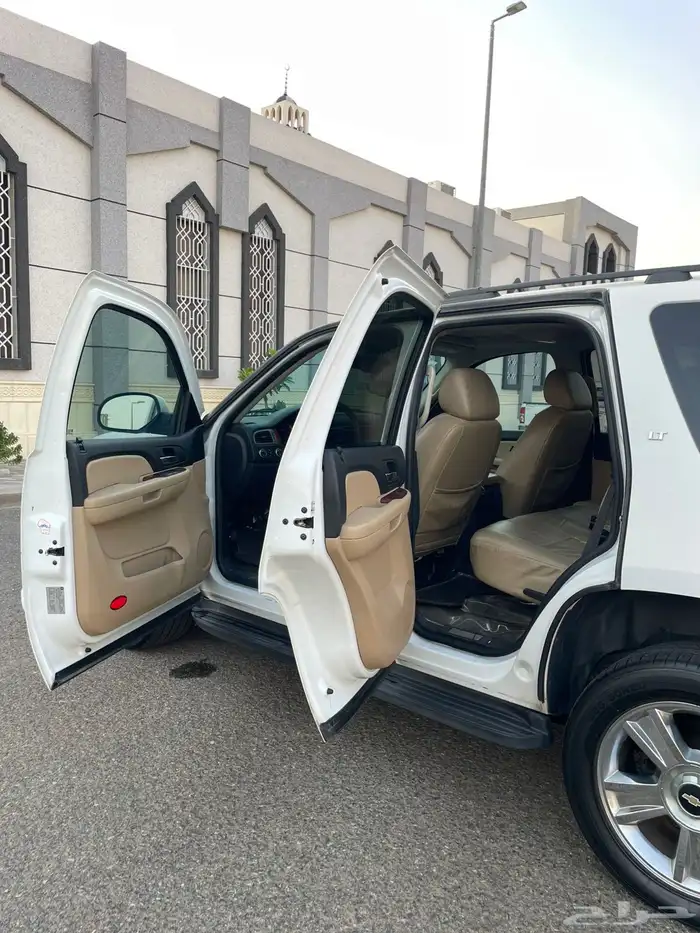 تاهو 2008 دبل ابيض ثلجي 8