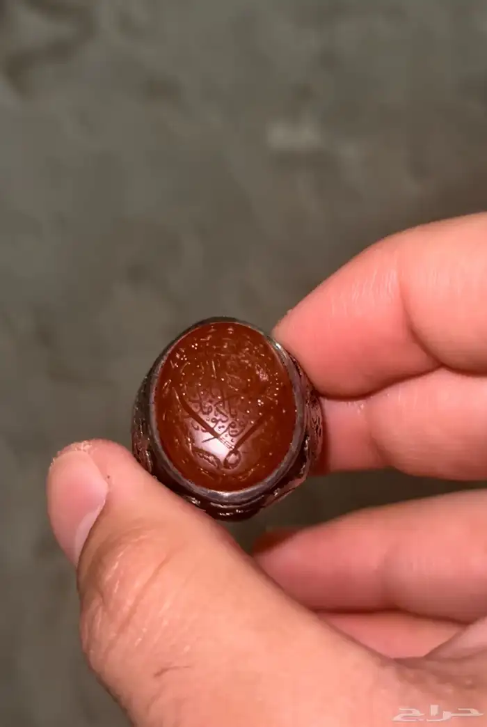 خاتم عقيق يمني 0