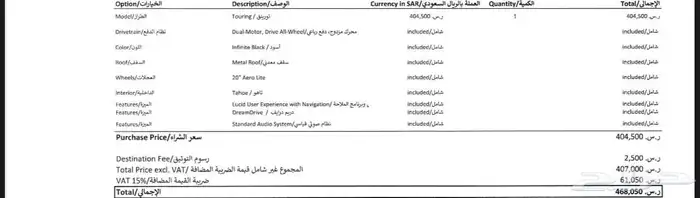 للبيع لوسيد تورنق 8