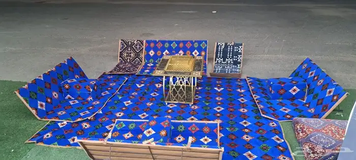 جلسات وفرش وطاولات ومغسله متنقله خارجيه 0