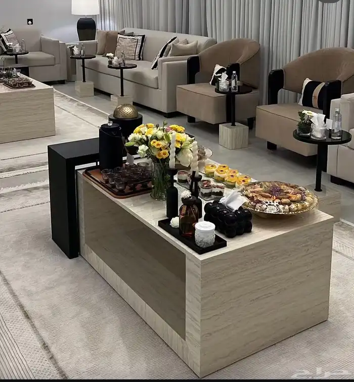 طاولات ضيافة خدمة استقبال 10