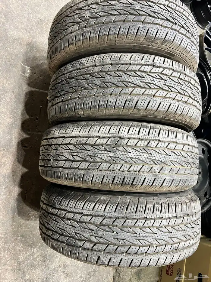 طقم كفرات كونتيننتال نضيف مقاس 265.65.18 3