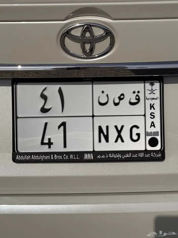 لوحة رقمين ( ق ص ن 41 ) 0