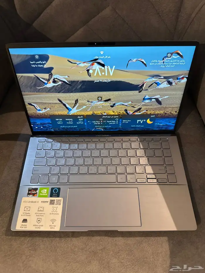 لابتوب ASUS ZenBook 14 Ryzen 7 نظيف جد ا للبيع 1