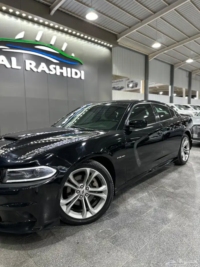 دودج تشارجر 2021 اسود RT هيمي V8 5.7 معرض(عبيد الرشيدي) 2