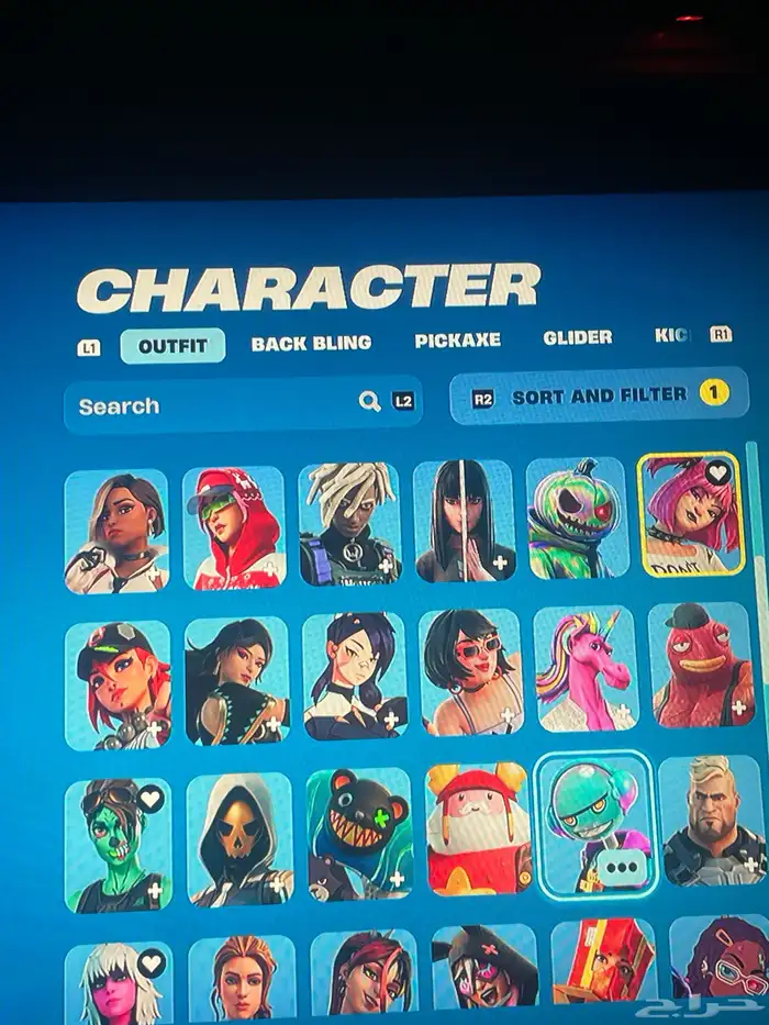 حساب فورت نايت شبه نادر 1