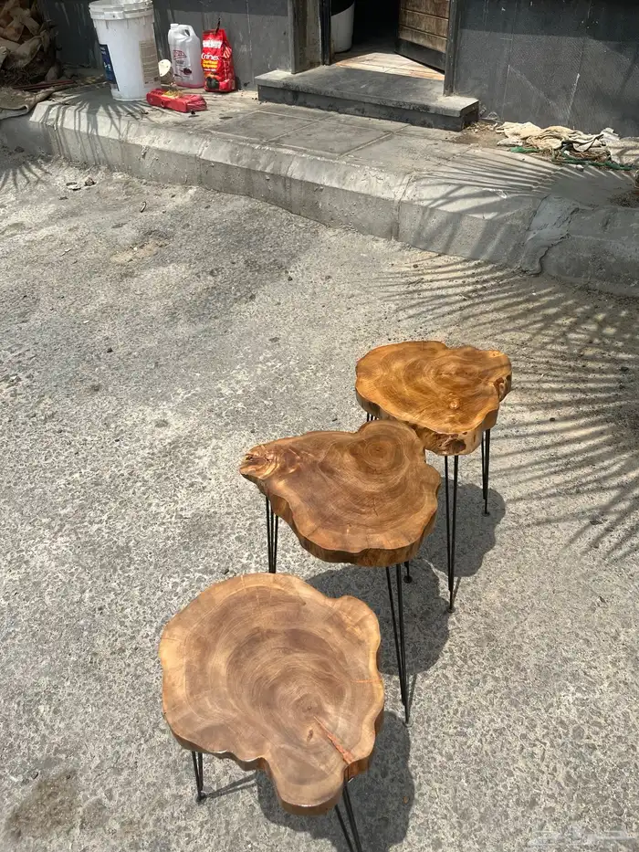 طاولة خشب طبيعي 7