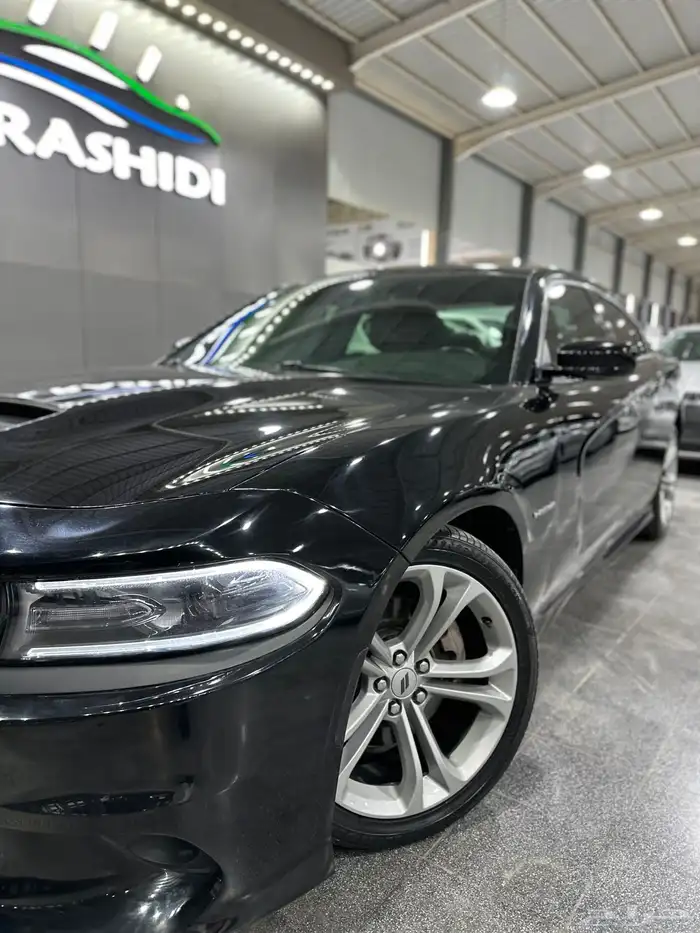دودج تشارجر 2021 اسود RT هيمي V8 5.7 معرض(عبيد الرشيدي) 1