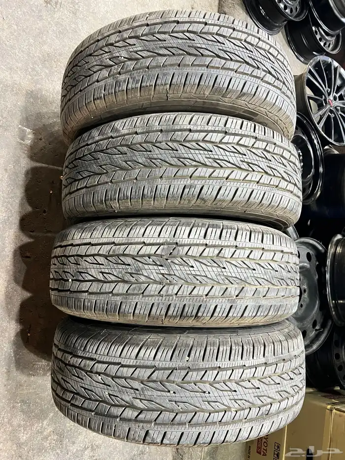 طقم كفرات كونتيننتال نضيف مقاس 265.65.18 1