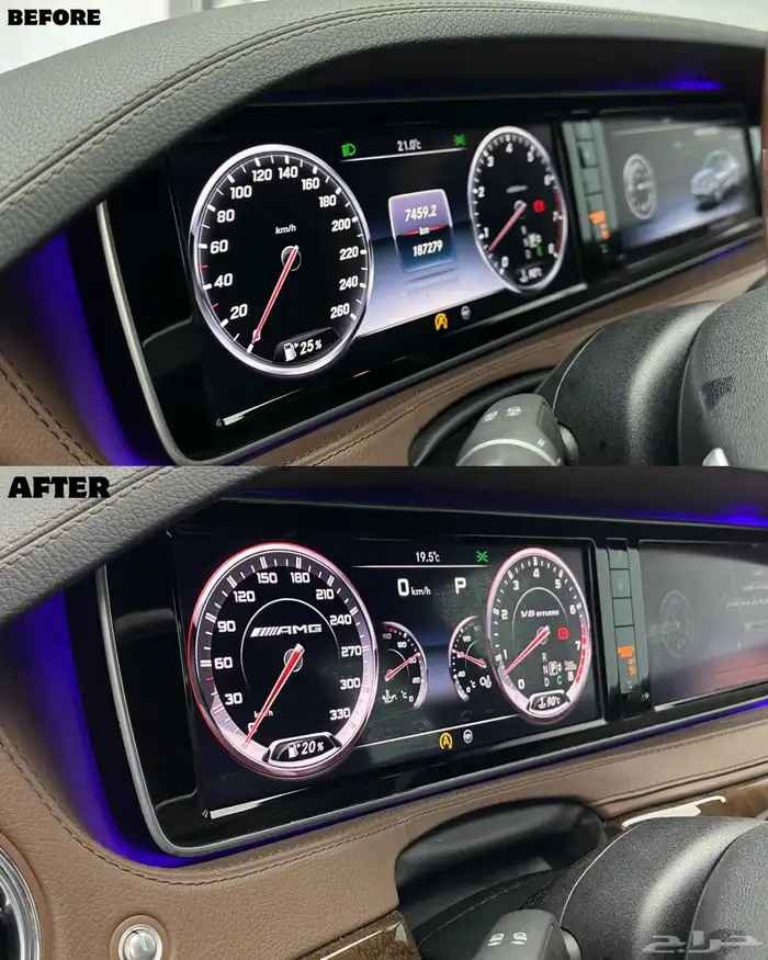 تعديل مرسيدس اس كلاس 2014 الى 2020 AMG 25