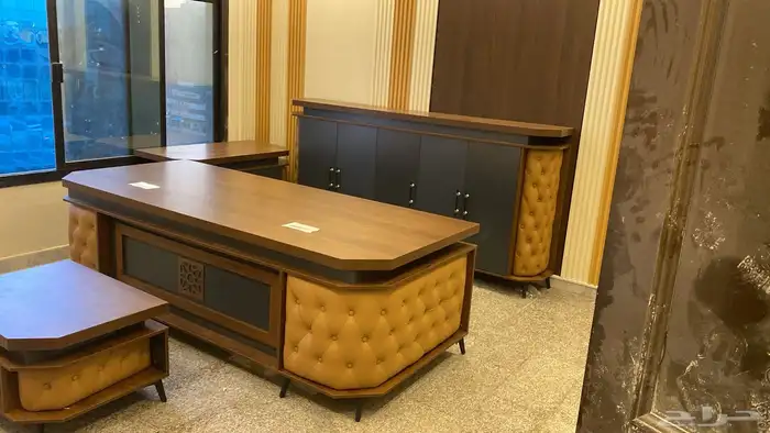 اثاث مكتبي كراسي و مكاتب طقم مدير و إدارية جديد موديلات 18