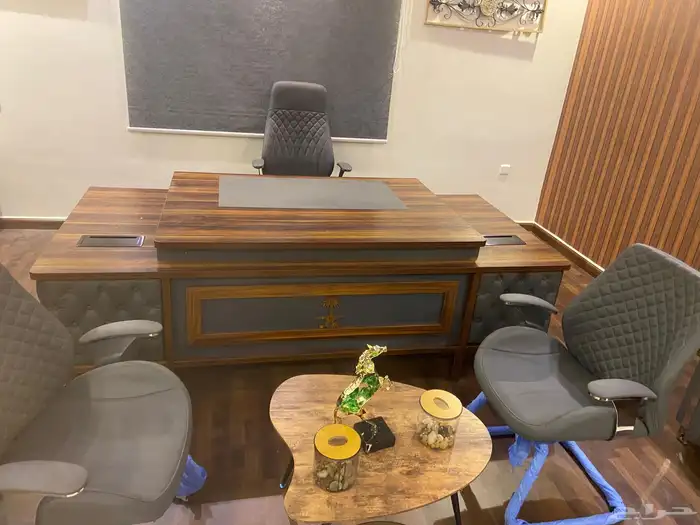office furniture طقم مكتب أبيض حق مدير كبير و مكاتب إداريه 9